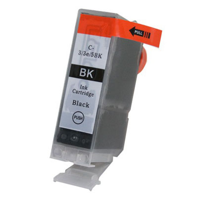 Canon BCI-3eBK (huismerk) inktcartridge Zwart