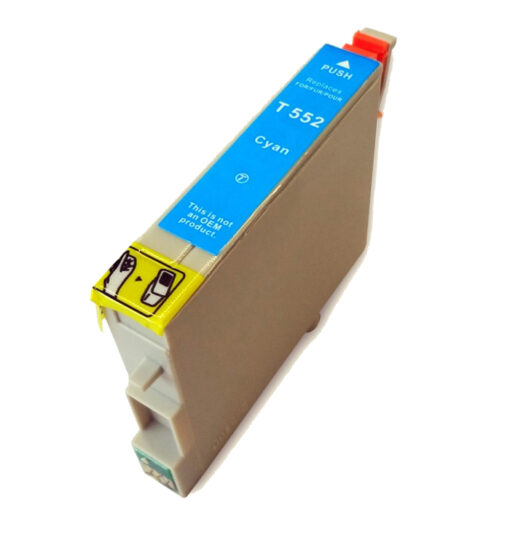 Epson T0552 (huismerk) inktcartridge Cyaan