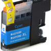 Brother LC-123-125C (huismerk) inktcartridge Cyaan