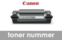 Canon Toner Nummers